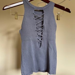 Sz S Sadie & Sage Periwinkle Blue Sleeveless Top